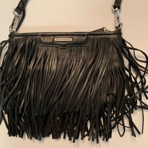 Rebecca minkoff leather fringe bag